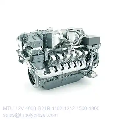 MTU 12V 4000 G21R 1102-1212kW 1500-1800RPM & Model:MTU 4000 series Tripoly#7099