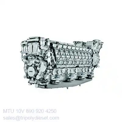 MTU 10V 890 920kW 4250RPM & Model:MTU Engines for Vehicles Tripoly#7251